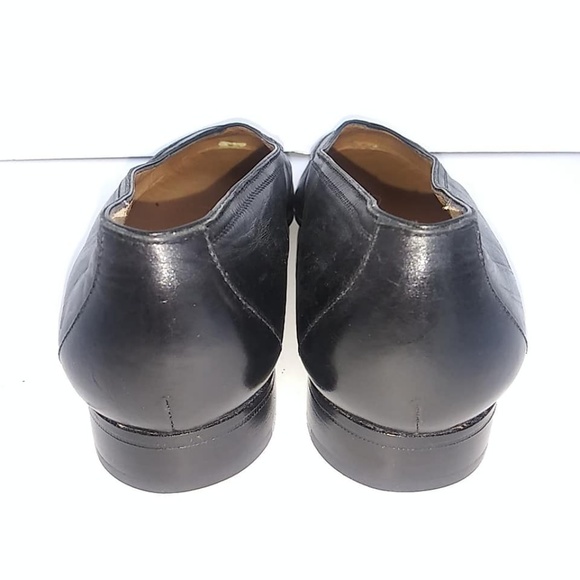 Gravati Black Leather Slip On Loafers Sz 10.5M - Picture 3 of 8